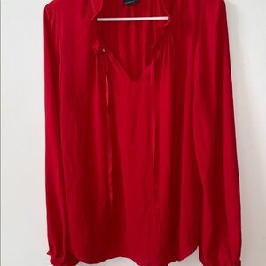 Elegant Red Women's Top